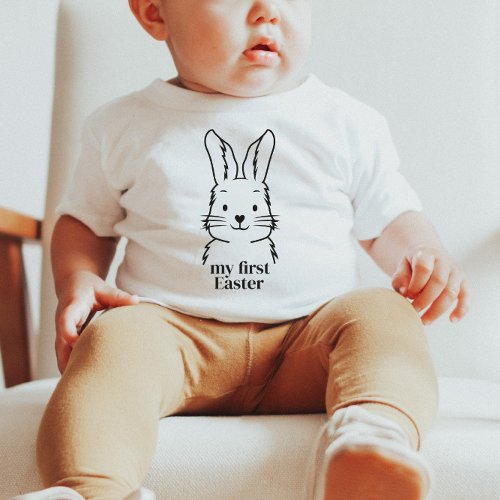 Bunny My First Easter Baby Tshirt
