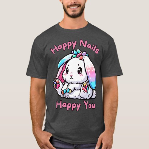 Bunny nail designer T_Shirt