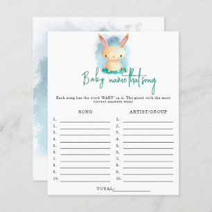 Bunny Name that song baby shower game