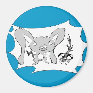 Bunny needs eats magnet