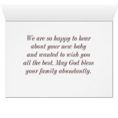 Bunny-newbaby-customize Cards (Inside Horizontal (Bottom))