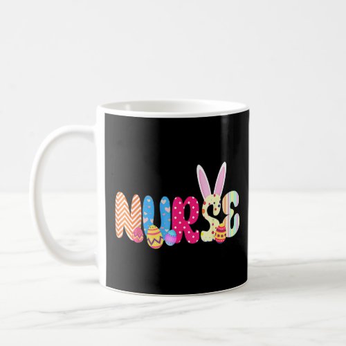 Bunny Nurse Funny Egg Easter Day Floral Women 4  Coffee Mug