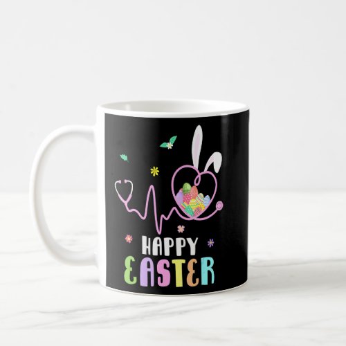 Bunny Nurse Stethoscope Happy Easter Eggs Rabbit N Coffee Mug