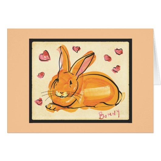 BUNNY OF LOVE CARDS (Front Horizontal)