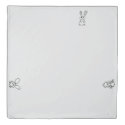 Bunny outlined light grey Duvet Cover