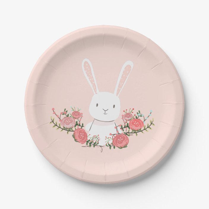 bunny party plates