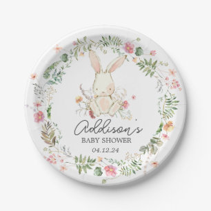 Bunny paper plates, easter plates, plates