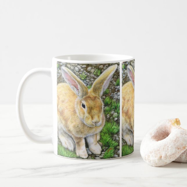 Bunny Pastel Coffee Mug (With Donut)