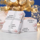  Bunny Pastel Pink Birthday |  Cute Happy Birthday