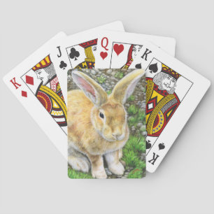 Bunny Pastel Poker Cards