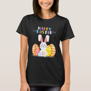 Bunny Pastel Spring Hunt Eggs Rabbit Easter Day T-Shirt