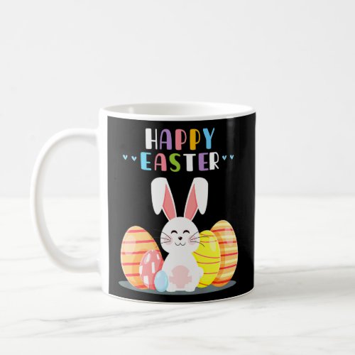 Bunny Pastel Spring Hunt Eggs Rabbit Happy Easter  Coffee Mug