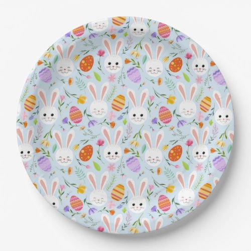 Bunny Patch Easter Paper Plates