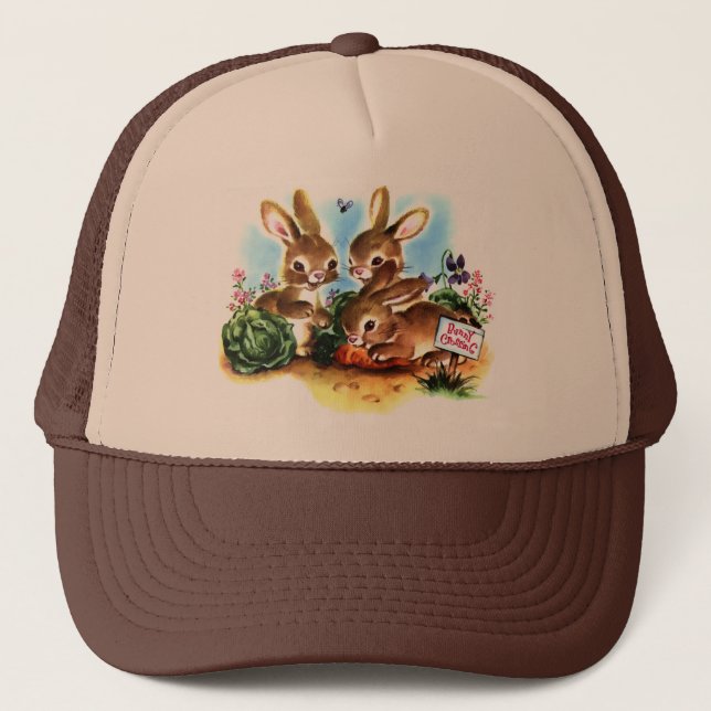 Bunny Patch Trucker Hat (Front)