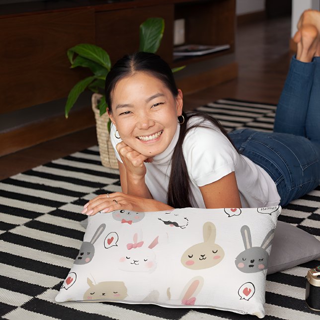 Bunny Pattern Pillowcase (Creator Uploaded)