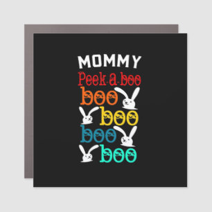 Bunny Peekaboo Game For Novelty Kids Adults Car Magnet