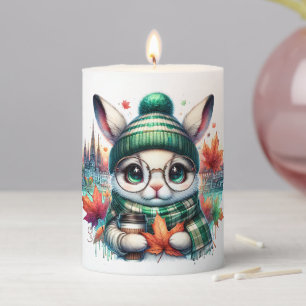 Bunny Pillar Candle