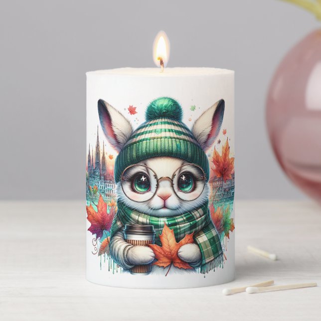 Bunny Pillar Candle (In Situ)