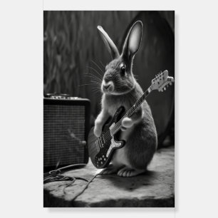 Bunny Playing a Guitar Foam Board