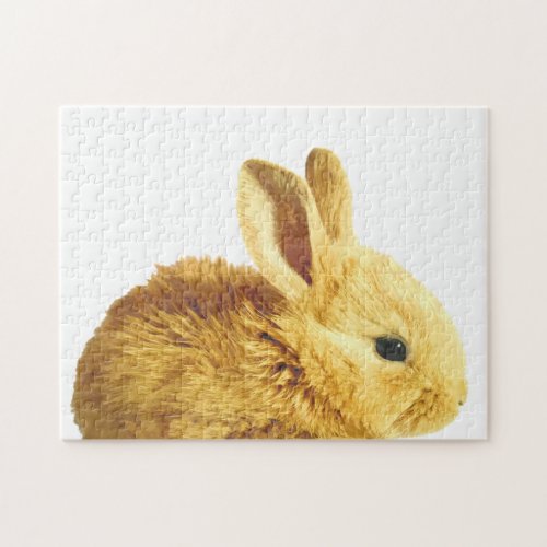 Bunny Portrait Jigsaw Puzzle