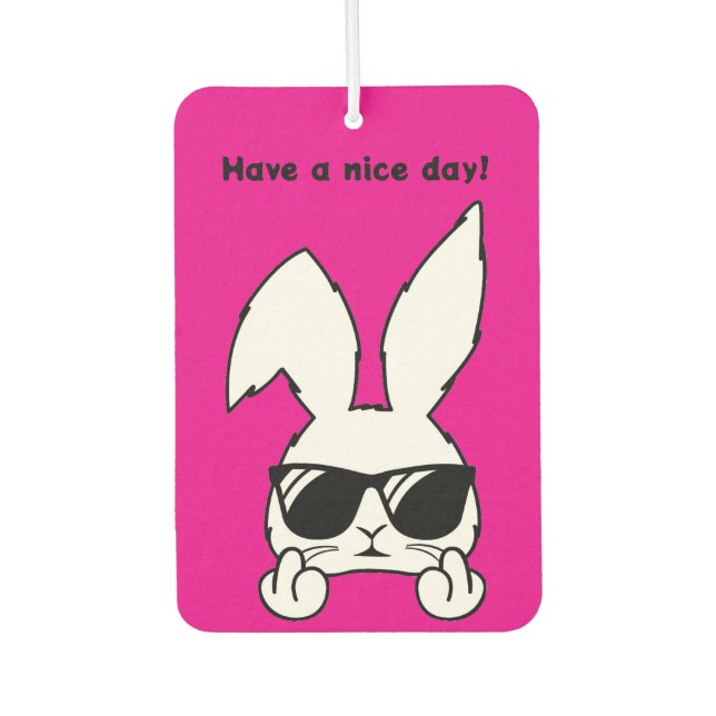 Bunny Rabbit Air Freshener (Front)