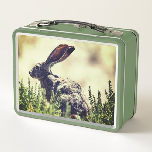  Bunny Rabbit Animal Metal Lunch Box