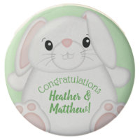 Bunny Rabbit Baby Shower Green Chocolate Covered Oreo