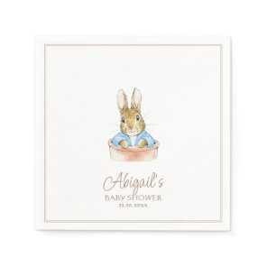 Bunny Rabbit Baby Shower Napkins