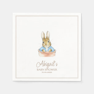 Bunny Rabbit Baby Shower Napkins