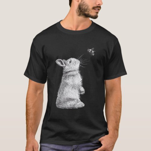 Bunny Rabbit Bee Honey Loves Bunny T_Shirt