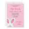 Bunny Rabbit Birthday Invitation