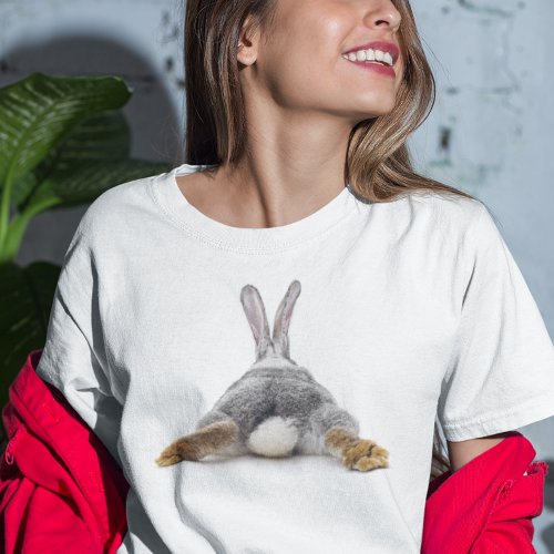 Bunny Rabbit Butt Tail Cute T_Shirt