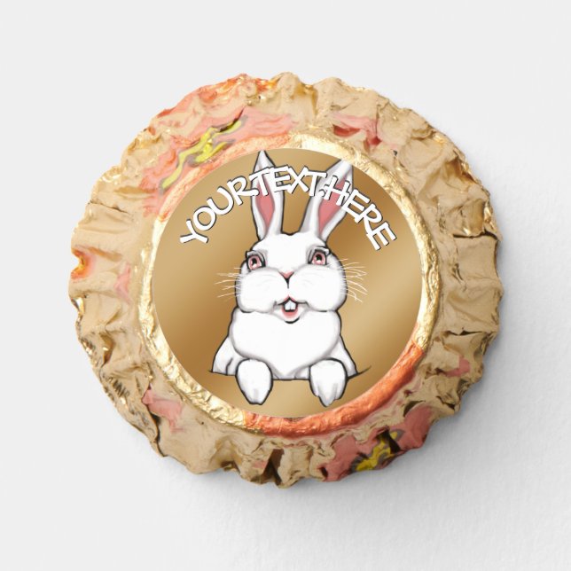 Bunny Rabbit Candy Personalized Easter Bunny Candy (Front)
