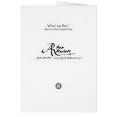 Bunny Rabbit Card (Back)