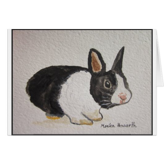 Bunny rabbit cards (Front Horizontal)