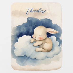 Bunny Rabbit Celestial Baby Blanket