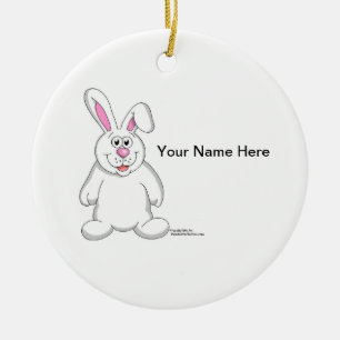 Bunny Rabbit Ceramic Ornament