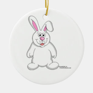 Bunny Rabbit Ceramic Ornament