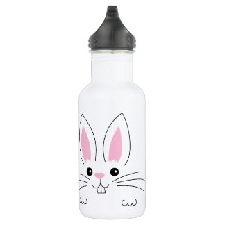Bunny Rabbit Cute Adorable Kids Stainless Steel Water Bottle
