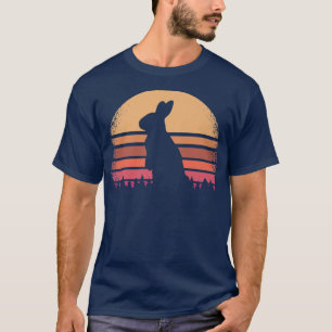Bunny Rabbit Distressed Furry Retro Hare Vintage S T-Shirt