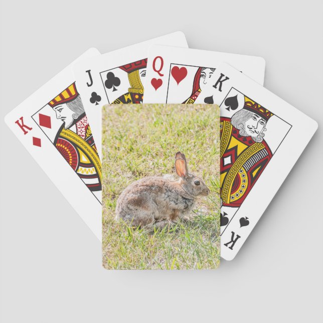 Bunny Rabbit - Easter - Wildlife - Animal Playing  Poker Cards (Back)