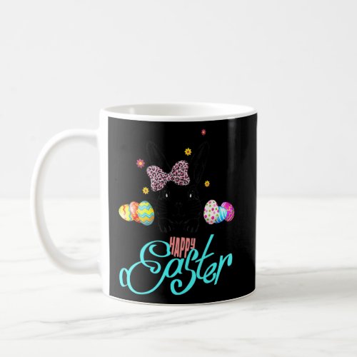 Bunny Rabbit Eggs Hunting Happy Easter Day Funny  Coffee Mug