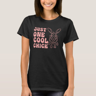 Bunny Rabbit Eggs Hunting Happy Easter Just one Co T-Shirt