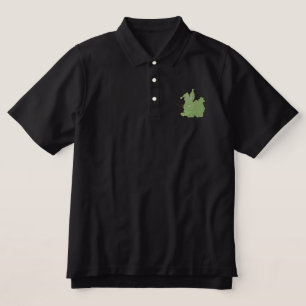 Bunny Rabbit Embroidered Polo Shirt
