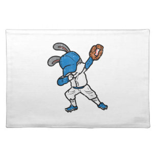 BUNNY RABBIT FACE Sunglasses Leopard Boys Men Kids Cloth Placemat