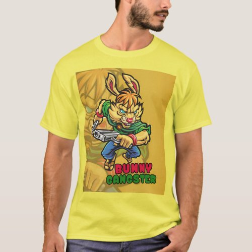 âœBunny Rabbit Gangster Tattoo Designâ Classic T_Shirt