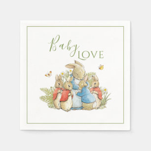 Bunny Rabbit Gender Neutral Shower Napkins