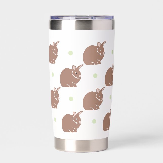 Bunny Rabbit  Insulated Tumbler (Front)