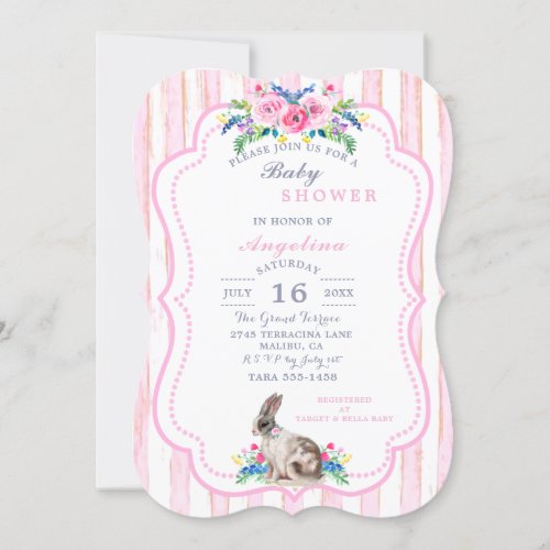 Bunny Rabbit Invitation