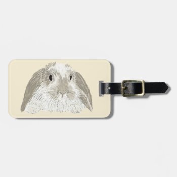 Bunny Rabbit Luggage Tag by Imagology at Zazzle
